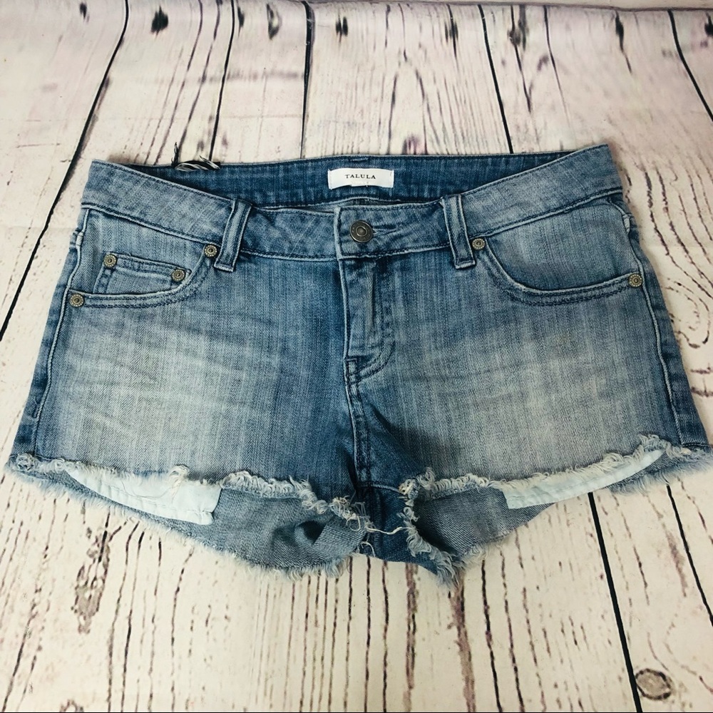 Aritzia Blue Jean Shorts